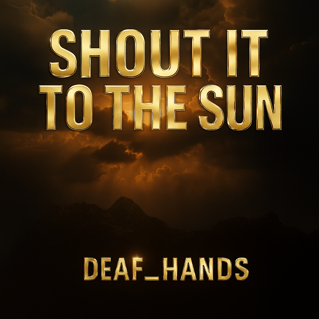 Portada de Shout It to the Sun — DEAF_HANDS