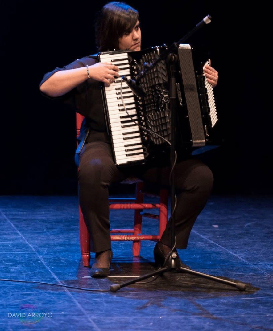 Acordeón en escena